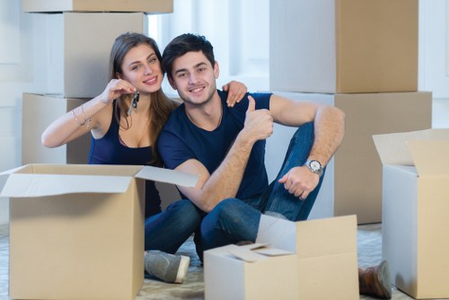 Waterloo van service handling furniture and personal belongings carefully