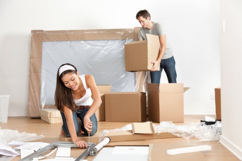 Van moving service safety check at start of a job