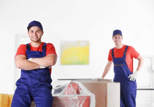 Removal van service working in Waterloo near busy central London streets