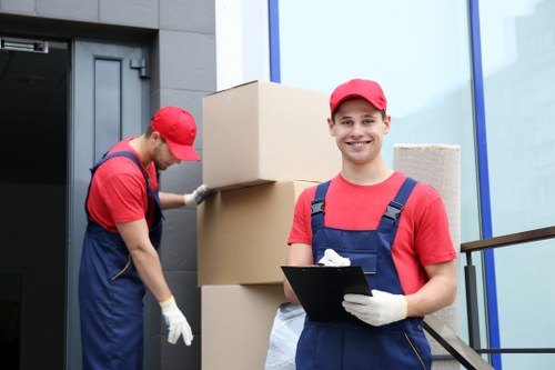People using an accessible local moving service webpage in Waterloo
