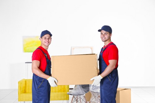 Organized packing and boxed items in a Waterloo storage unit