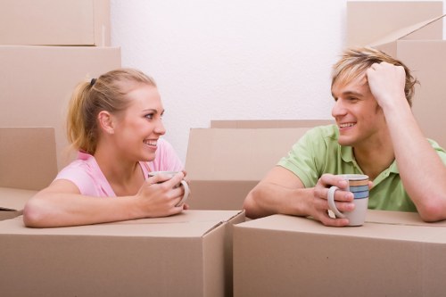 Packing and loading furniture for a Waterloo apartment move