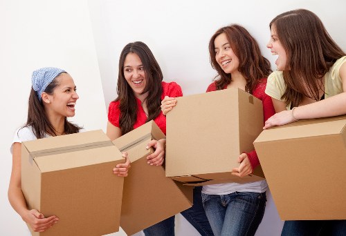 Loaded removal van prepared for moving day in Waterloo
