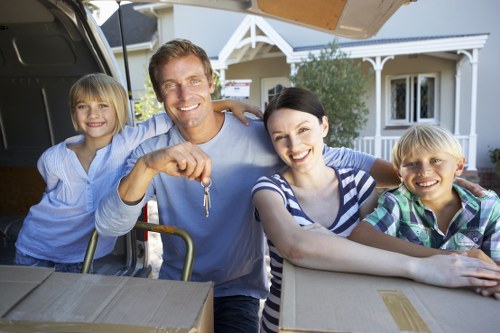Professional removal van transport in central London