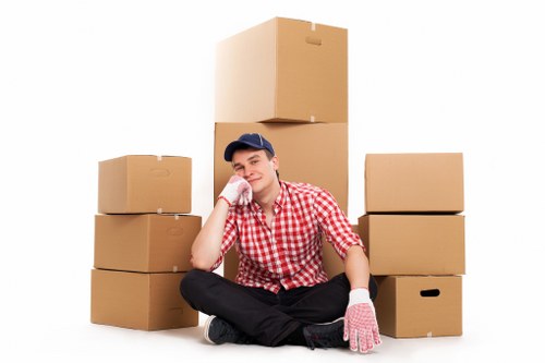 Local removal team preparing for a move in Waterloo